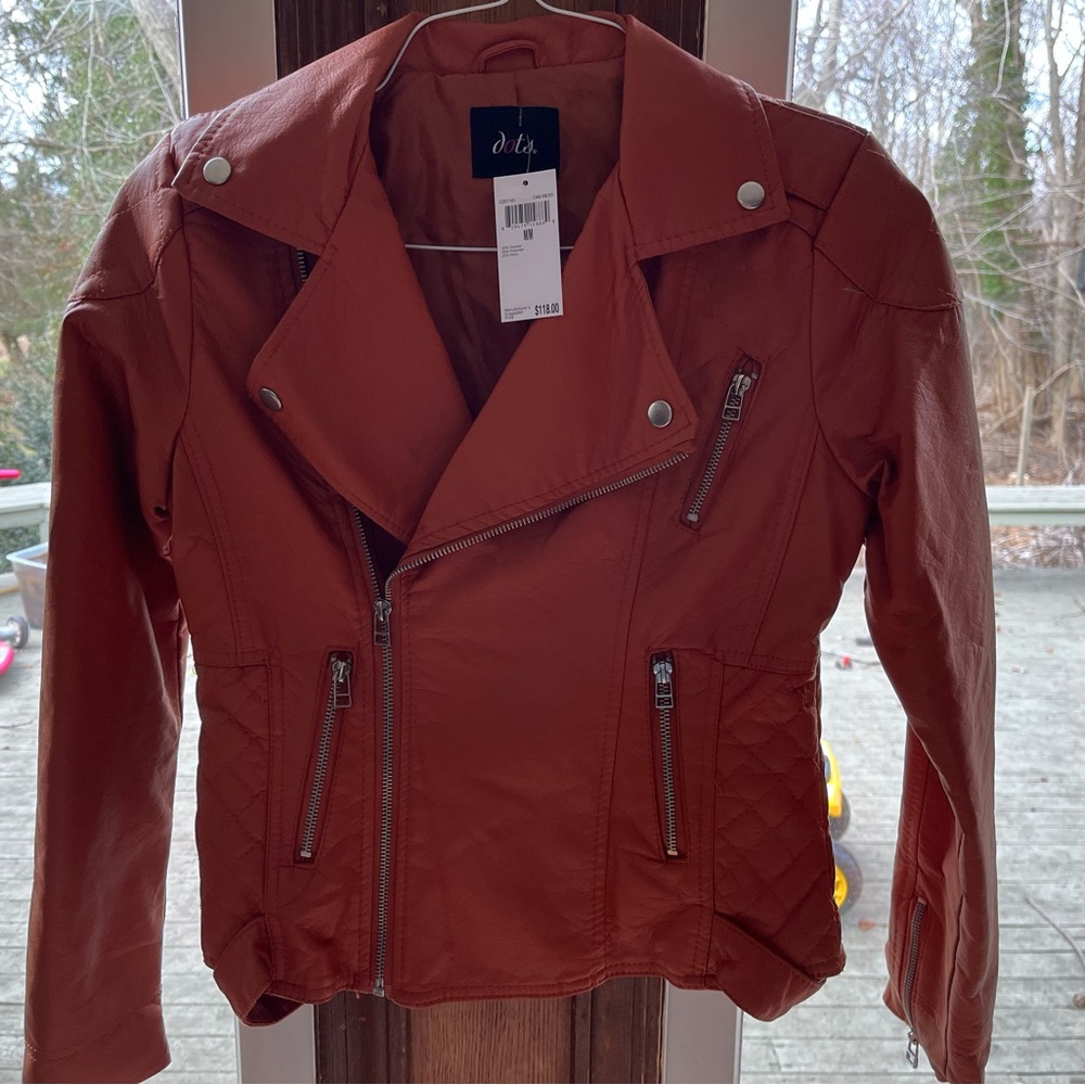 NWT leather jacket